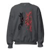 unisex crew neck sweatshirt dark heather front 638860e8e1299 - Naruto Merch Shop