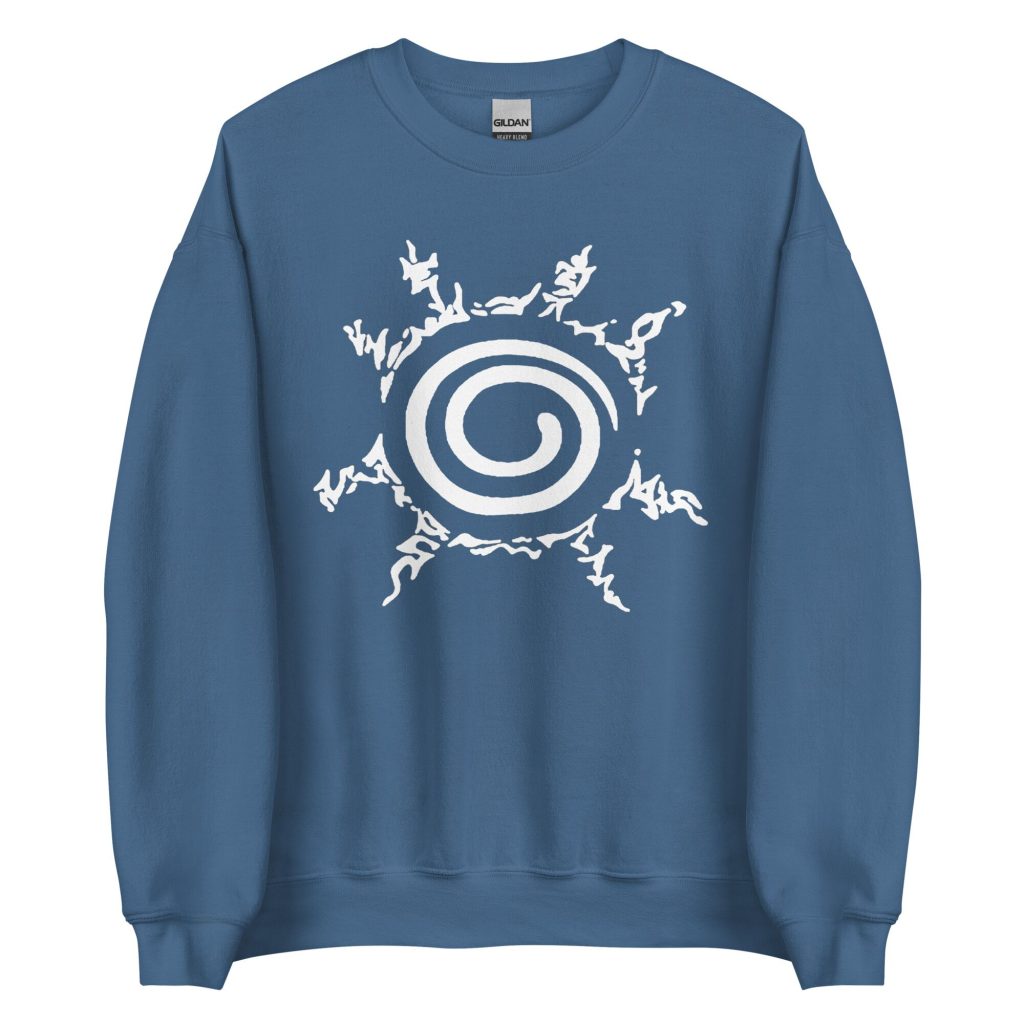 unisex crew neck sweatshirt indigo blue front 634e6c53f078b 2000x2000 1 - Naruto Merch Shop