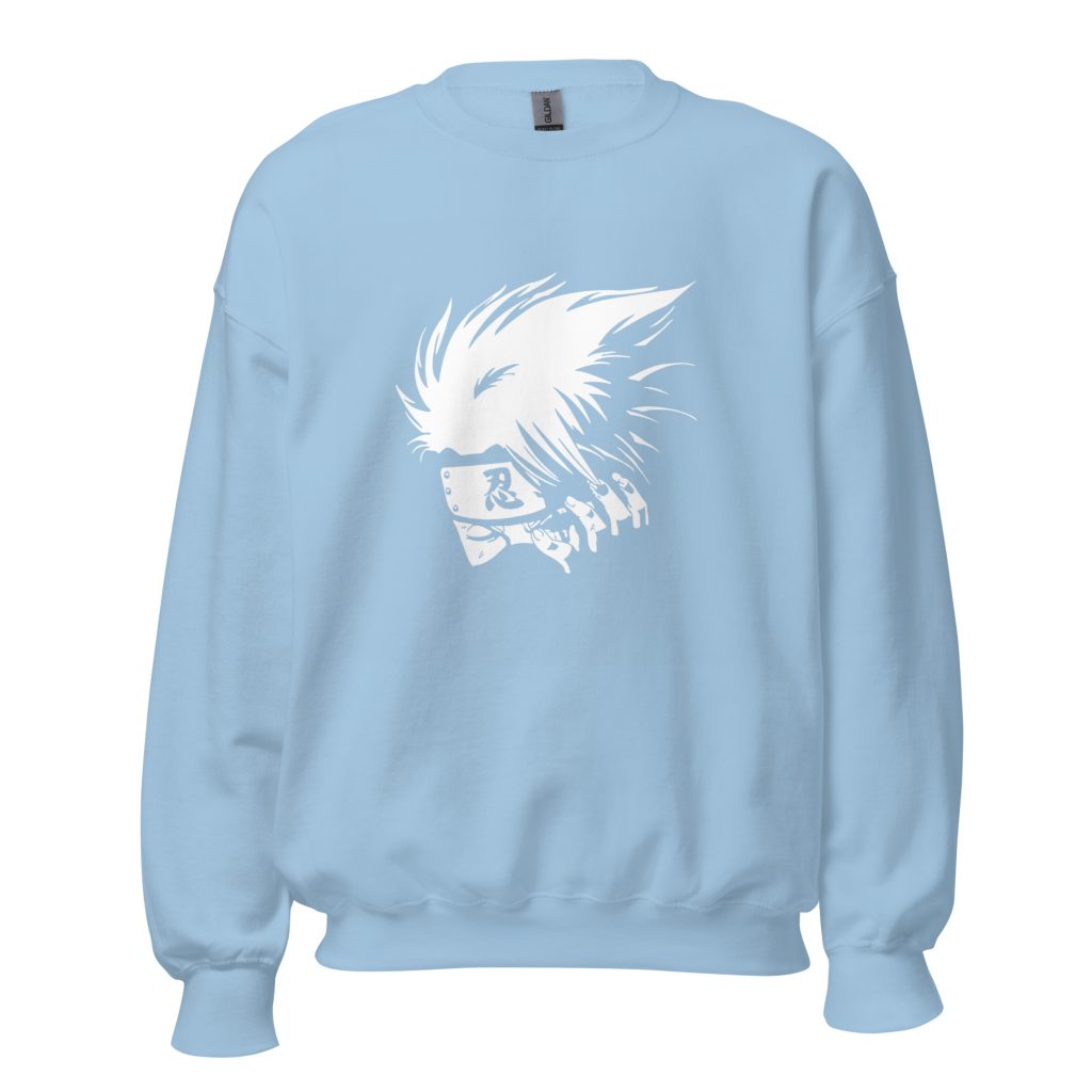 unisex crew neck sweatshirt light blue front 6385c637c9d9d - Naruto Merch Shop