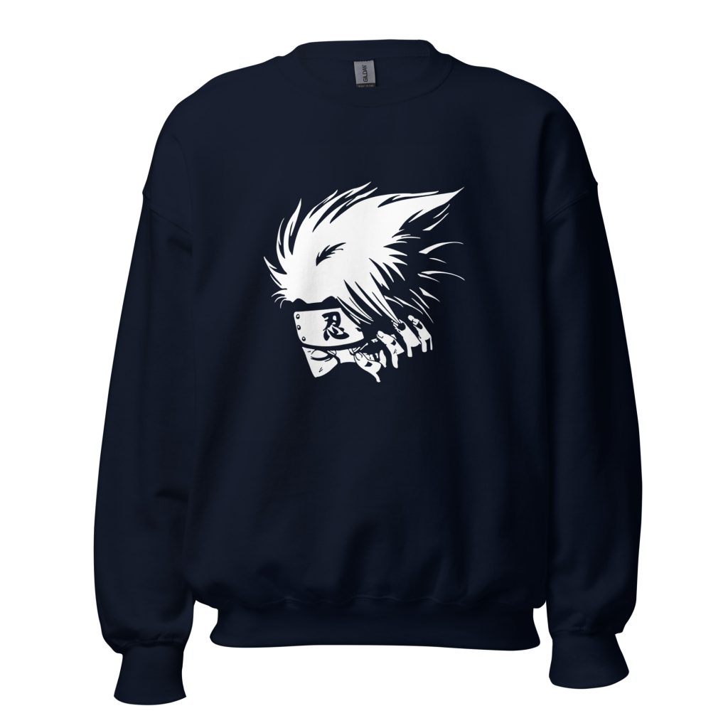 unisex crew neck sweatshirt navy front 6385c637c8461 - Naruto Merch Shop