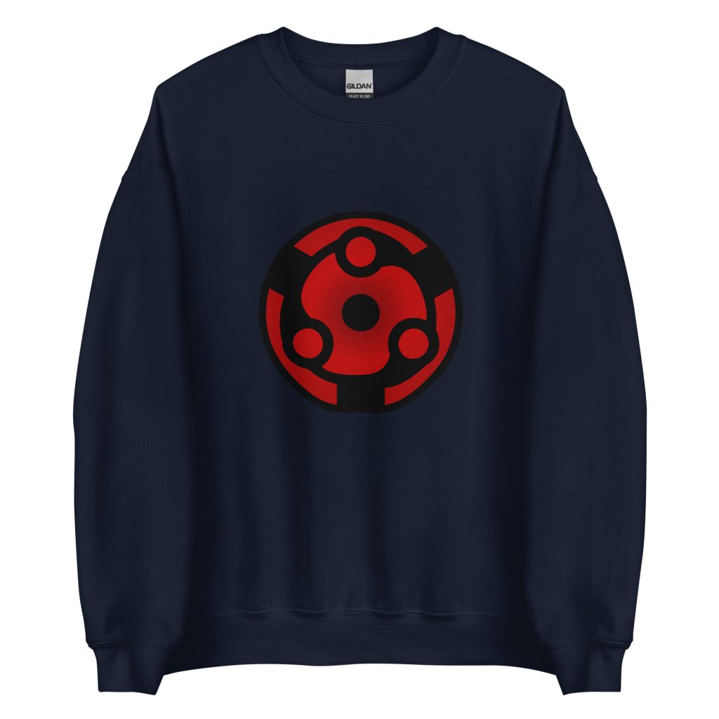 unisex crew neck sweatshirt navy front 63a12bb0804de - Naruto Merch Shop