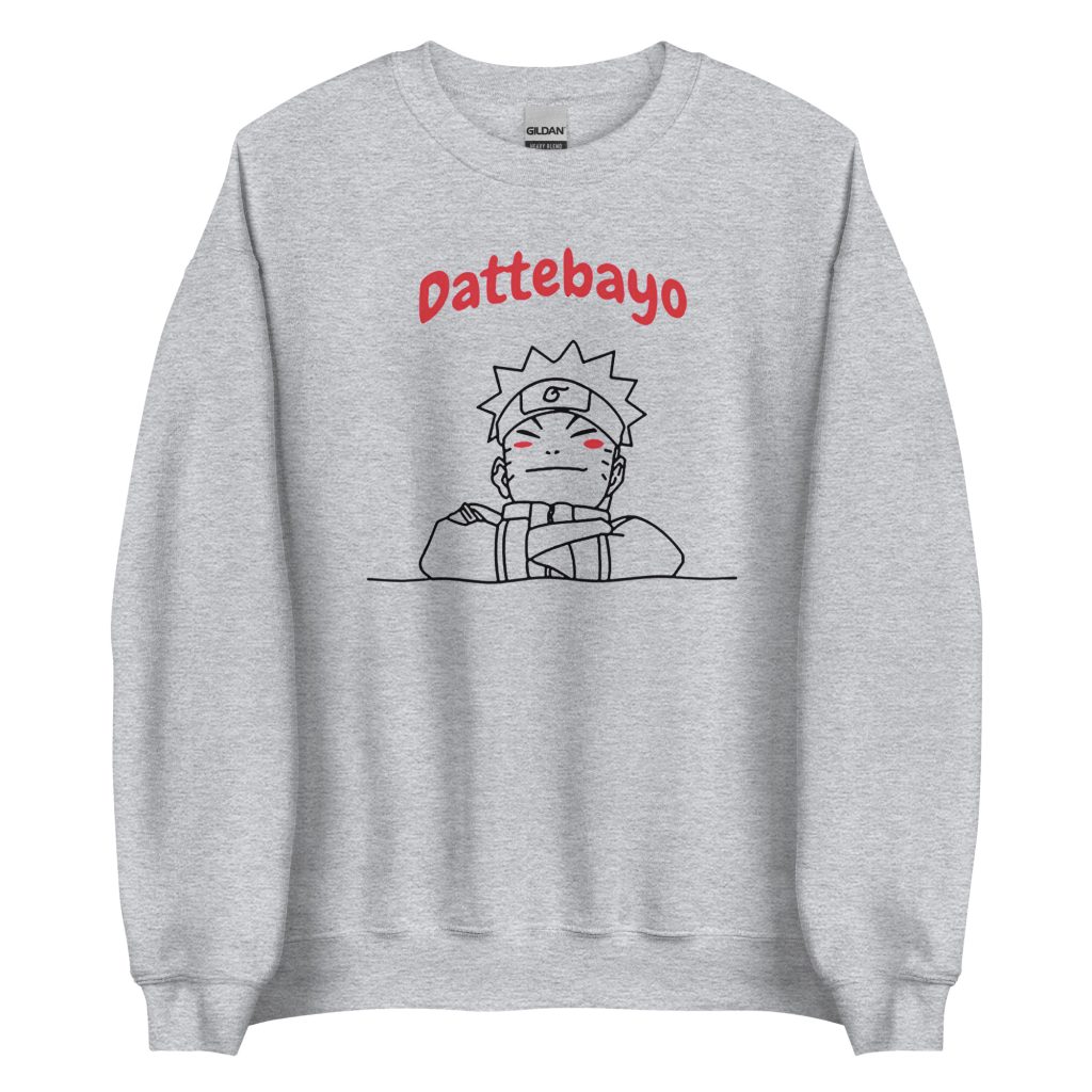 unisex crew neck sweatshirt sport grey front 6391a9350445c - Naruto Merch Shop