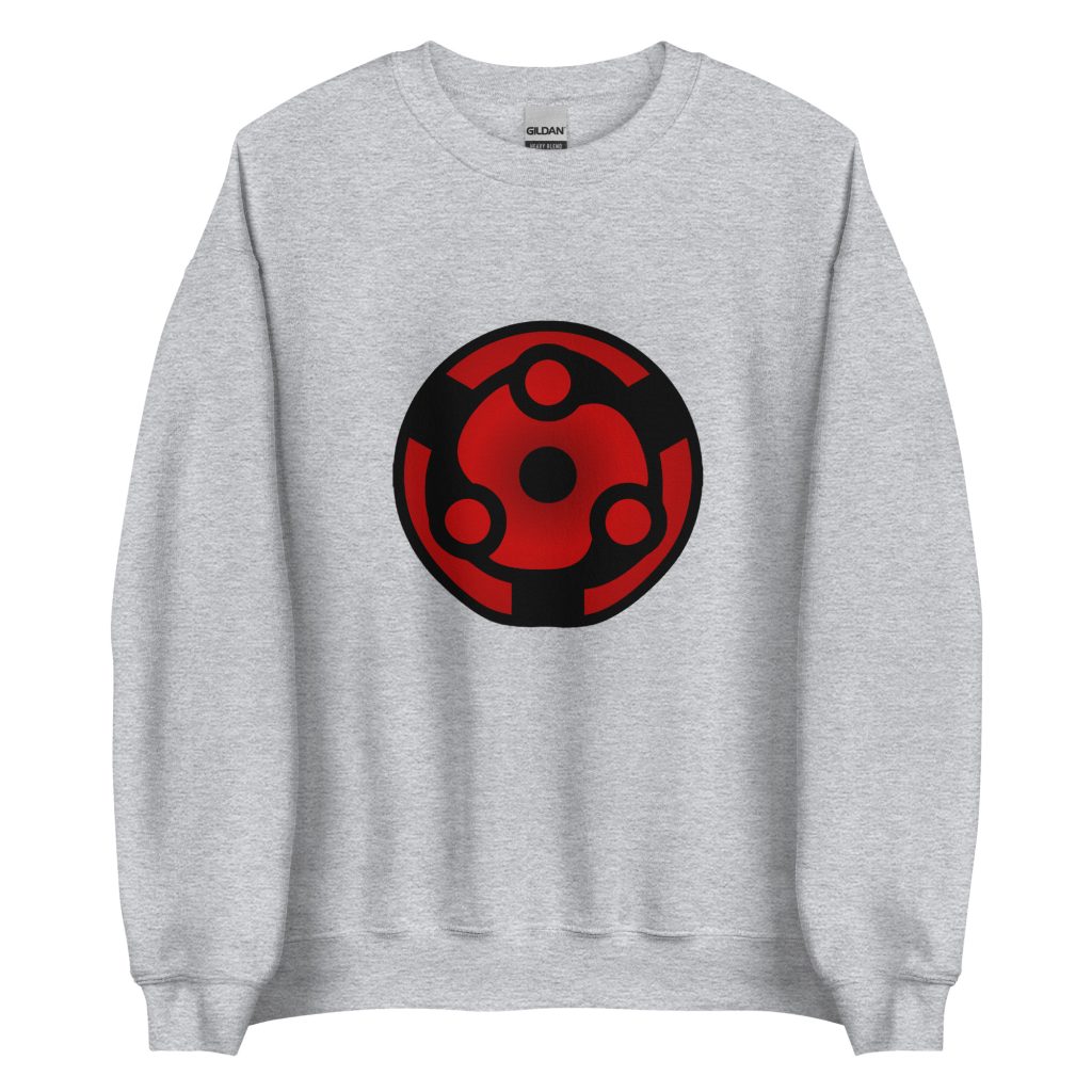 unisex crew neck sweatshirt sport grey front 63a12bb07ad98 - Naruto Merch Shop