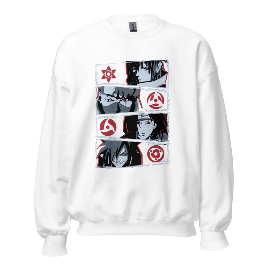 unisex crew neck sweatshirt white front 6388509872f5e - Naruto Merch Shop