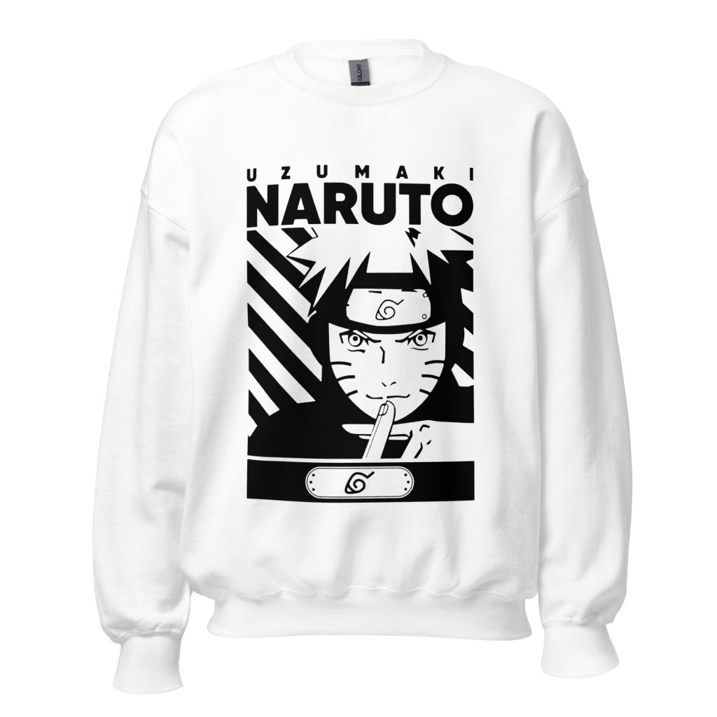 unisex crew neck sweatshirt white front 639158bb71203 - Naruto Merch Shop